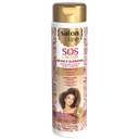 Shampoo - SOS Curls - Castor Oil and Keratin - Gently Cleanses and Strengthens Hair - Salon Line 300ml