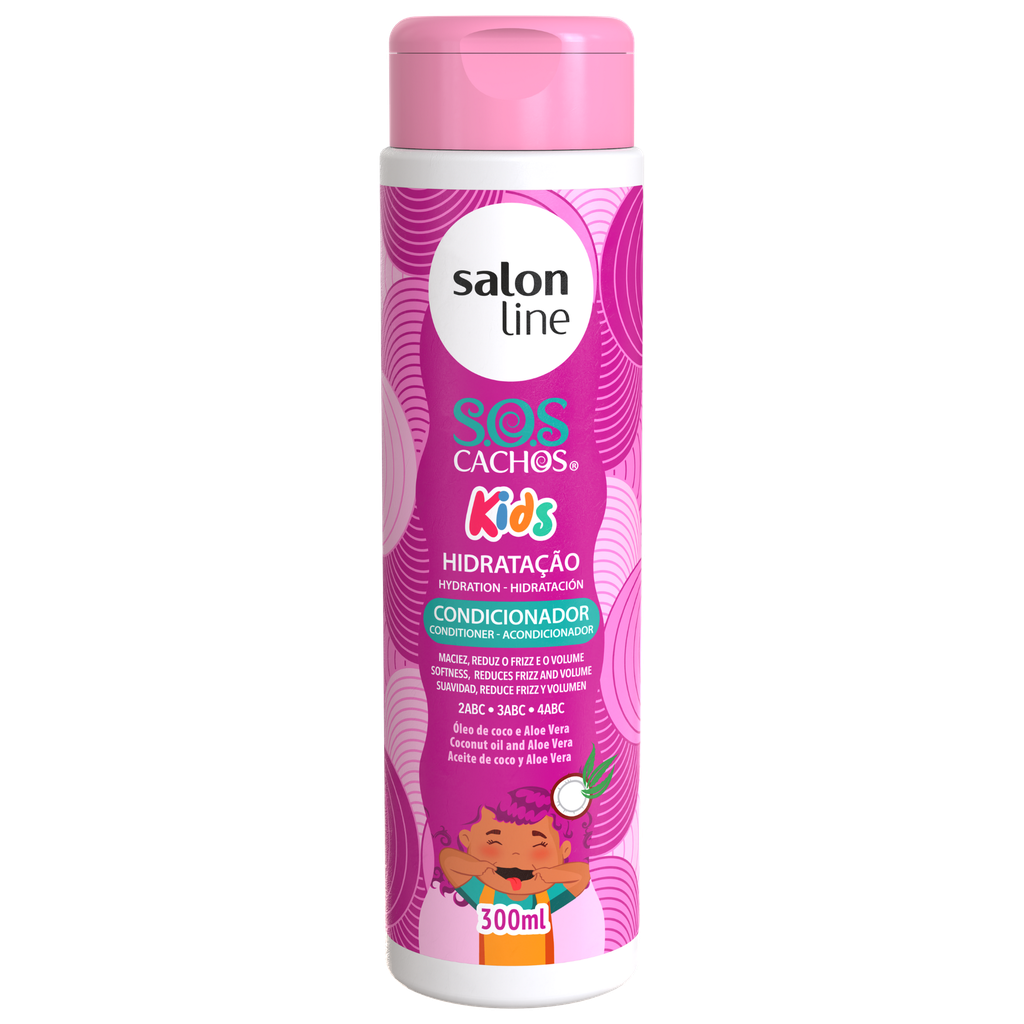Conditioner - SOS Curls Kids - Gently Detangles and Moisturizes Children's Curls - Salon Line 300ml