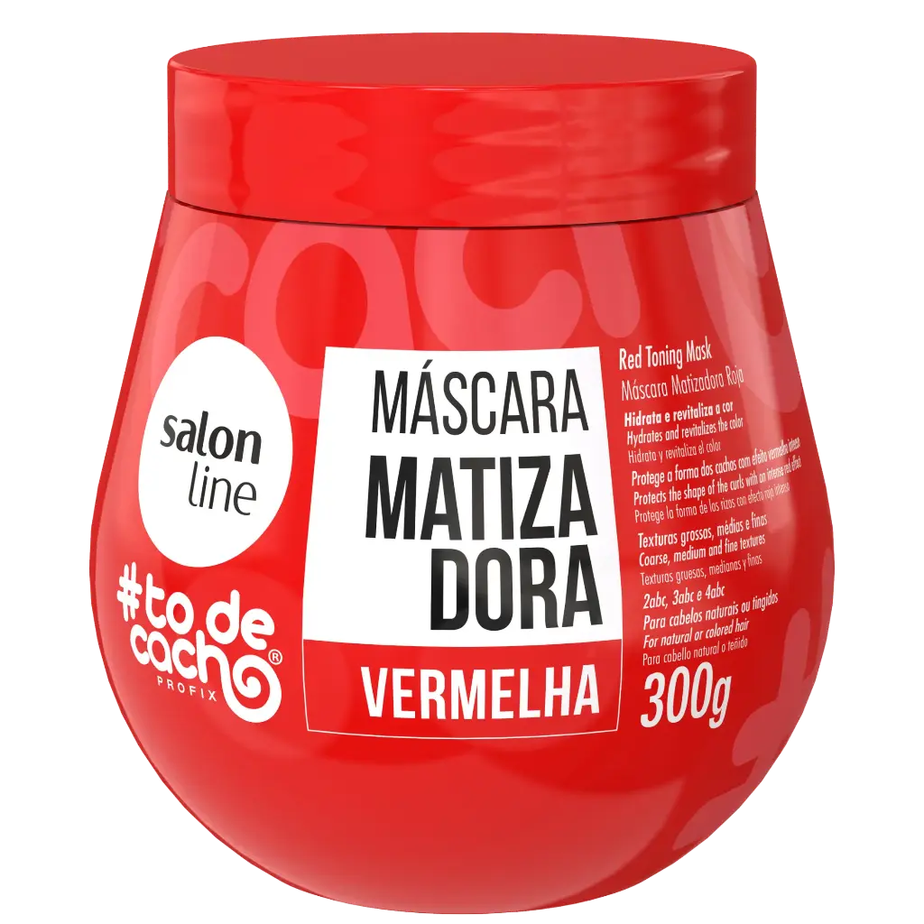 Hair Mask - #To de Cacho - Enhances and Intensifies Red Tones - Salon Line 300g