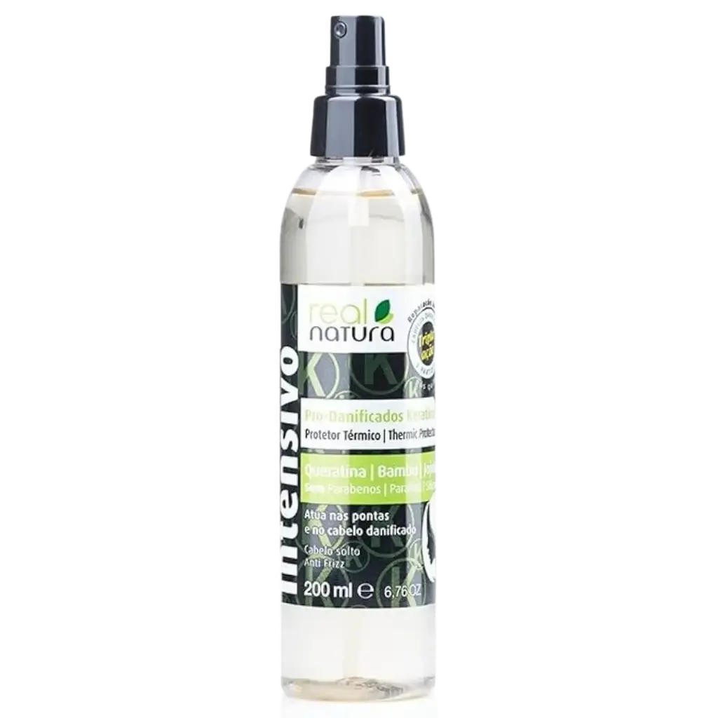 Thermal Protection Spray - Pro-Danificados Keratin Bambu Jojoba - Real Natura 200ml
