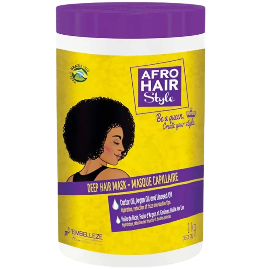 Máscara Hidratante para Cabelo Crespo - Estilo Afro Hair - Embelleze 1kg