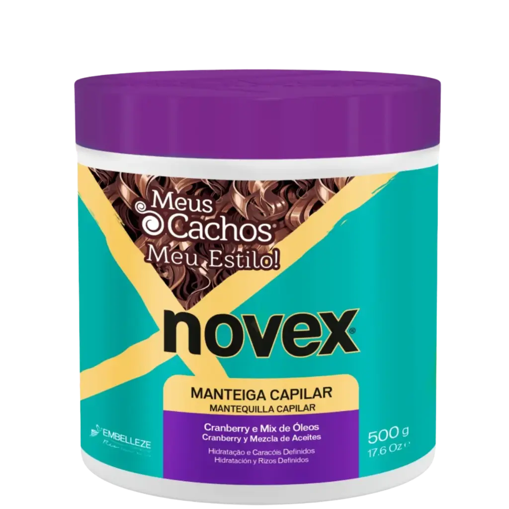 Hair Butter - Cranberry and Oil Blend - Meus Cachos Meu Estilo - Novex 500g