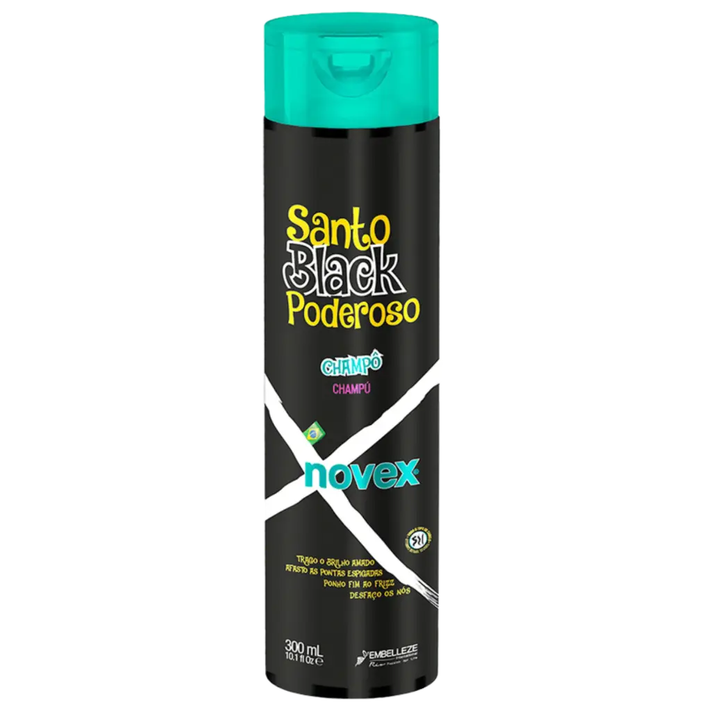 Champô Hidratante - Santo Black Poderoso - Novex 300ml