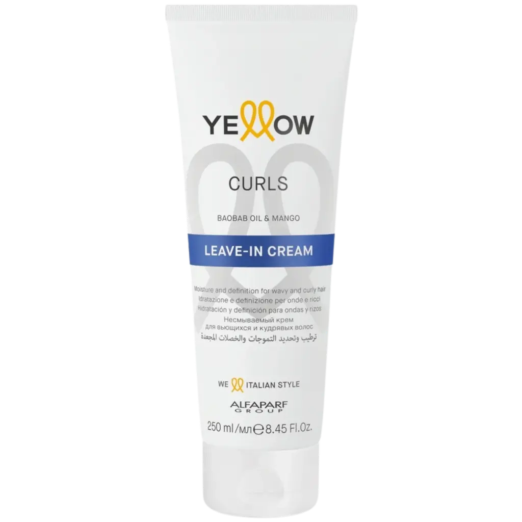 Creme de Pentear - Curls Baobab Oil & Mango - Yellow 250ml