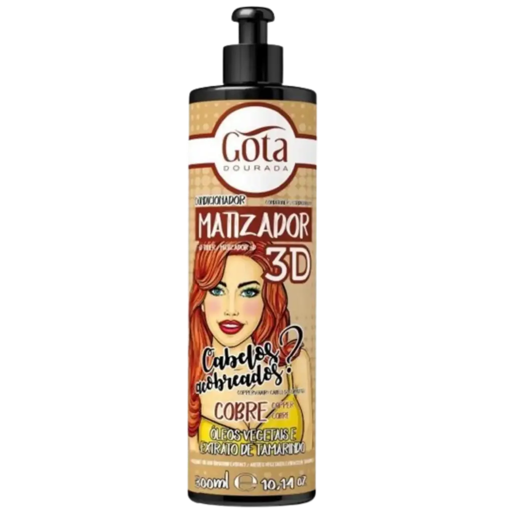 Máscara Matizadora - Cobre Copper - Gota Dourada 300ml