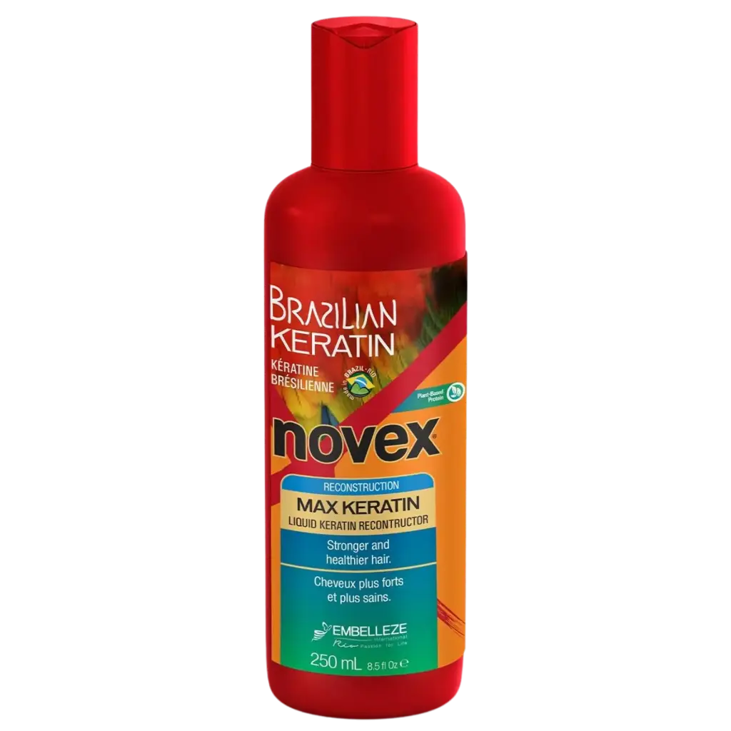 Queratina Líquida Reconstrutora - Max Queratina Vegetal Brasileira - Novex 250ml