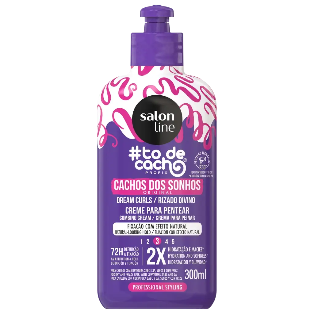 Leave-In Cream for Curly Hair - #To de Cacho Profix - Dream Curls - Salon Line 300ml