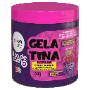 Styling Hair Gelatin for Kids - SOS Cachos Kids Grape - Salon Line 550g