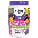 Leave-In Cream Kids - Grape - Cachinhos Brilhantes - Salon Line 1kg