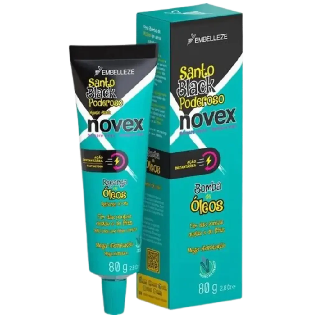 Carga de Óleos - Santo Black Poderoso - Novex 80g