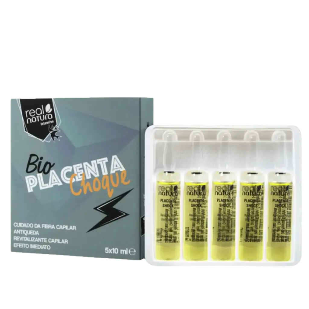 Revitalizing Anti-Hair Loss Tonic - Bio Placenta Choque - Real Natura 5x10ml