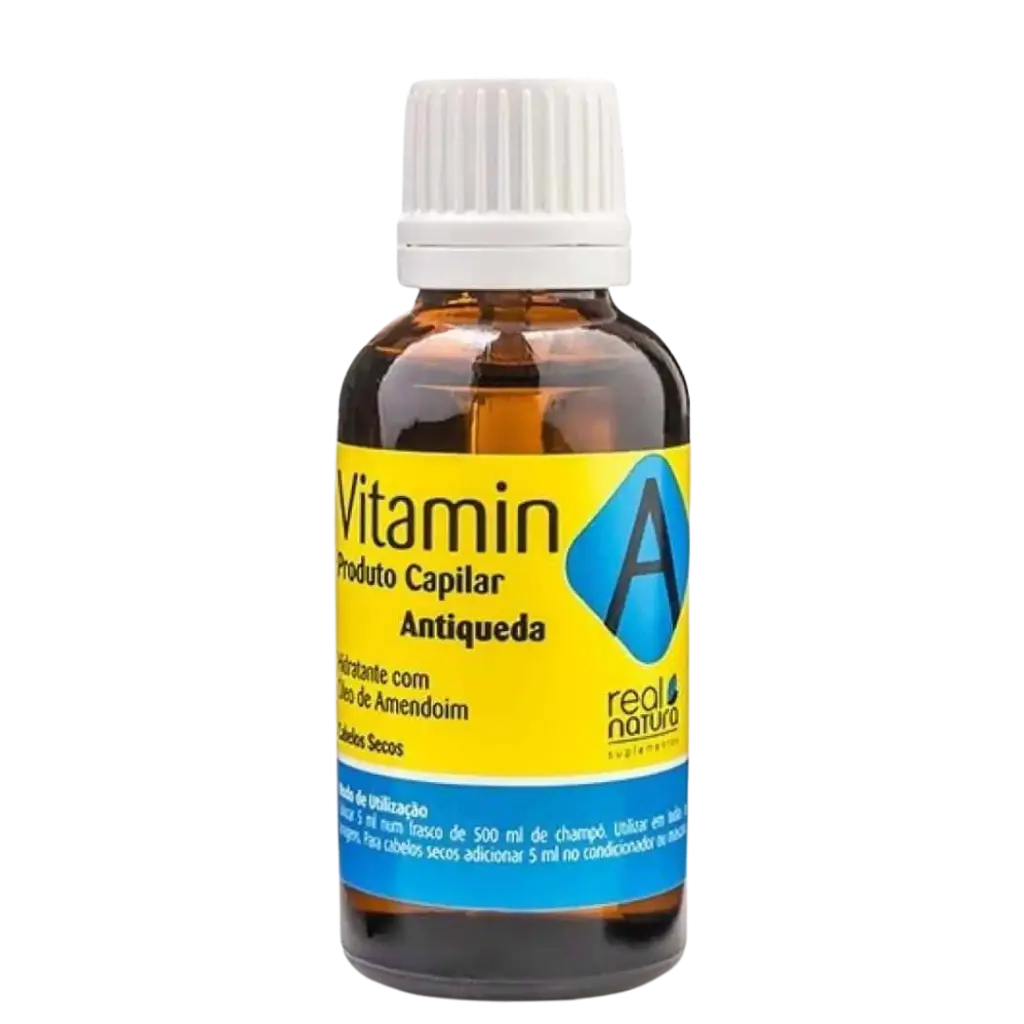 Vitamin A - Anti-Hair Loss Hair Product - Moisturizer with Peanut Oil - Real Natura 30ml
