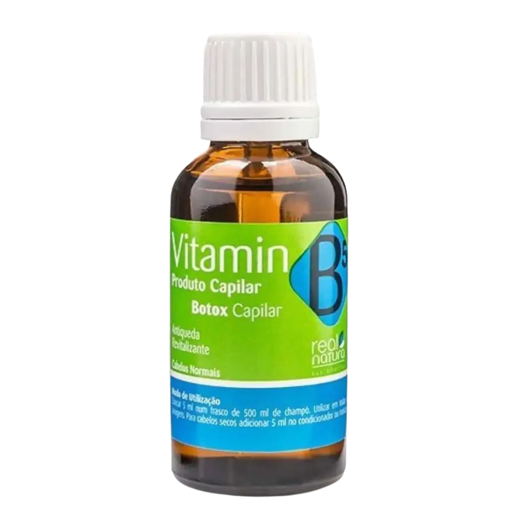 Vitamin B5 - Revitalizing Anti-Hair Loss Hair Product - Hair Botox - Real Natura 30ml
