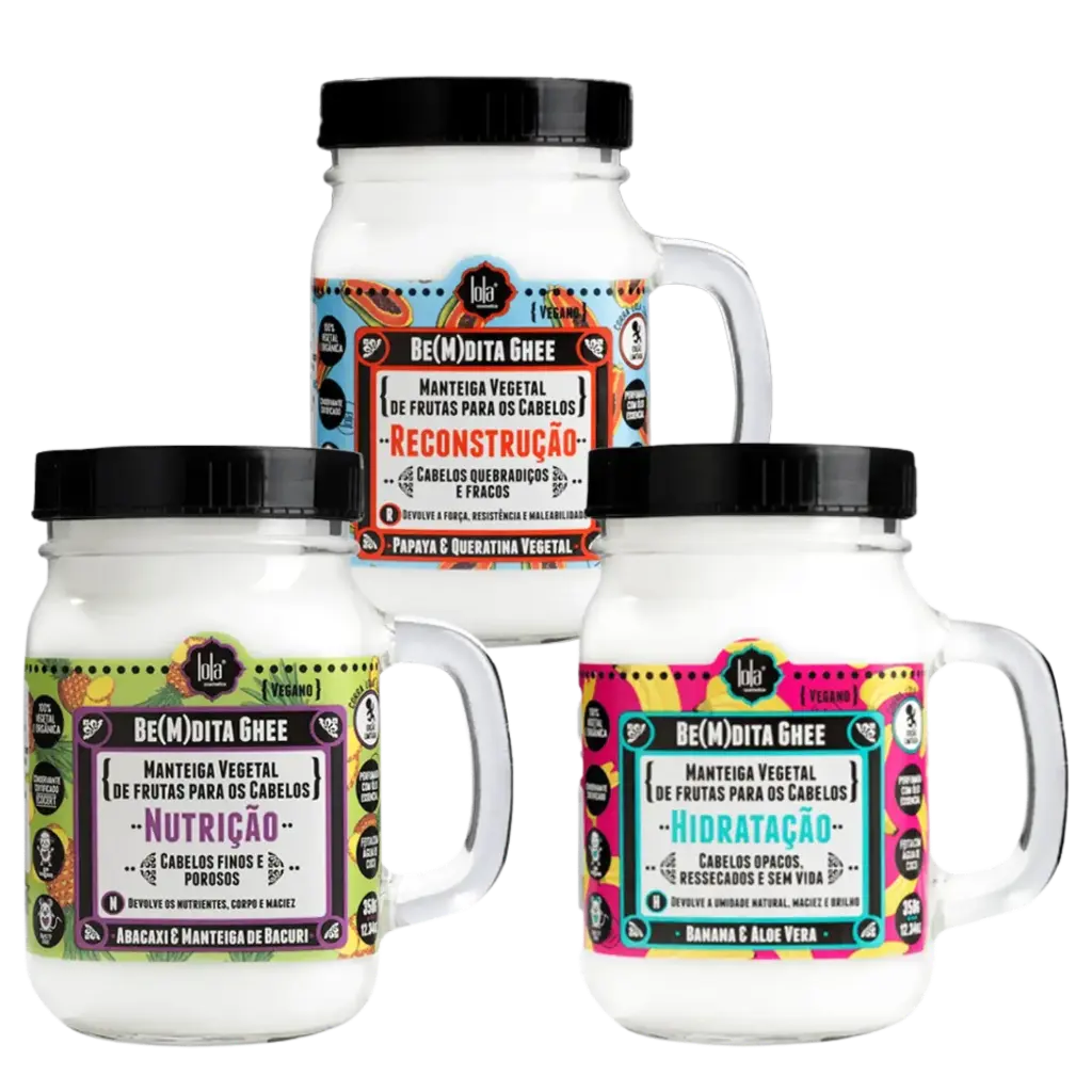 Hair Schedule Kit - Be(m)dita Ghee - Lola Cosmetics 3x350g