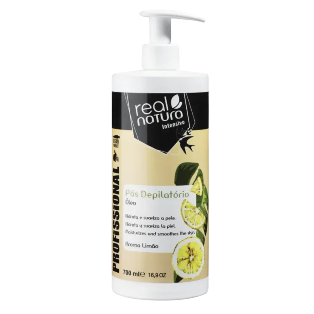 Professional Post-Depilatory Oil - Lemon - Real Natura 700ml