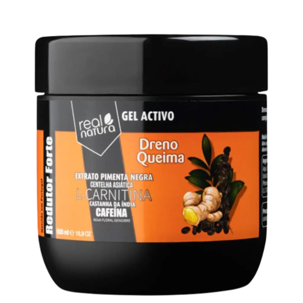 Fat Reduction Firming Massage Gel - Dreno Queima - Real Natura 500ml
