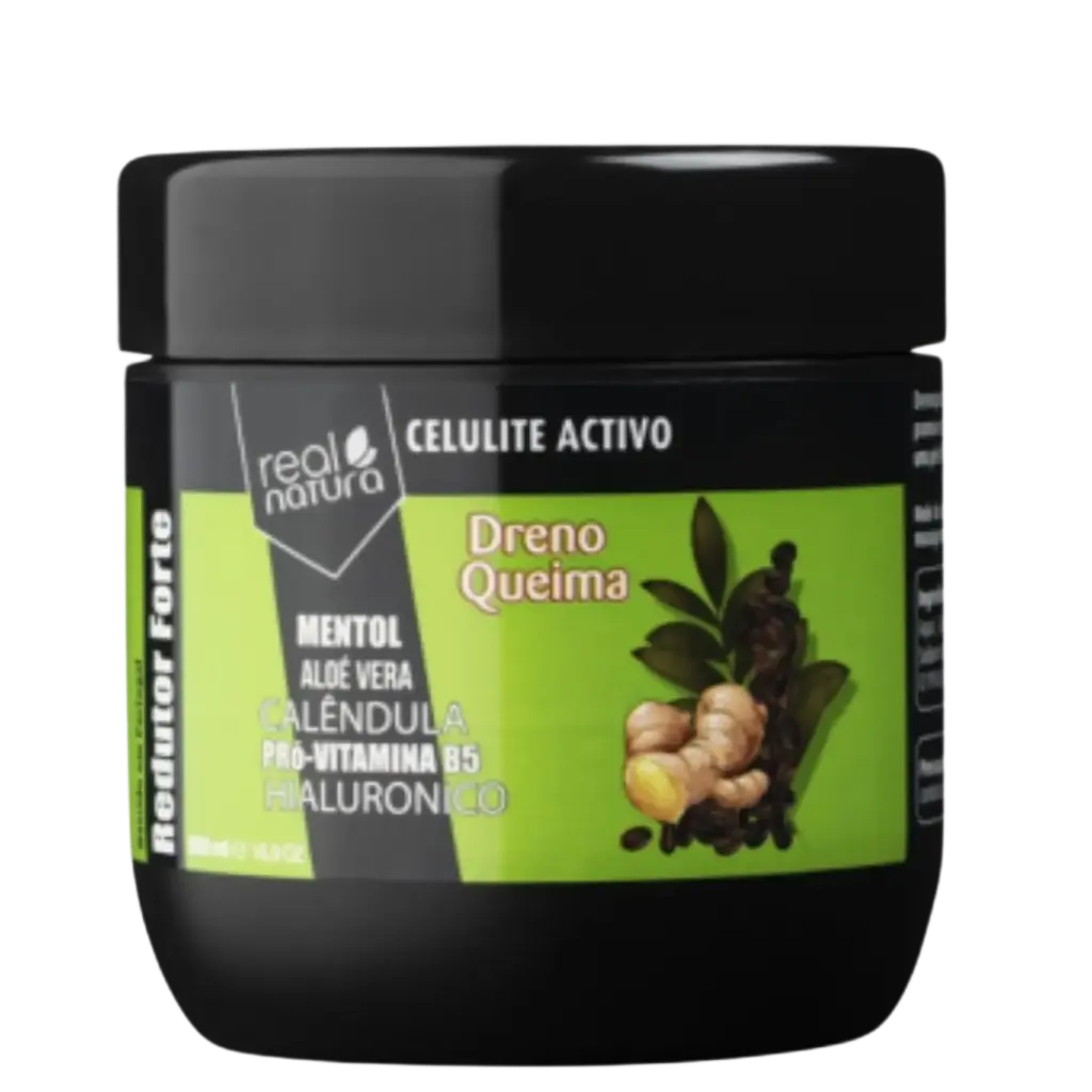 Gel de massage anti-cellulite à effet froid - Dreno Queima - Real Natura 500ml