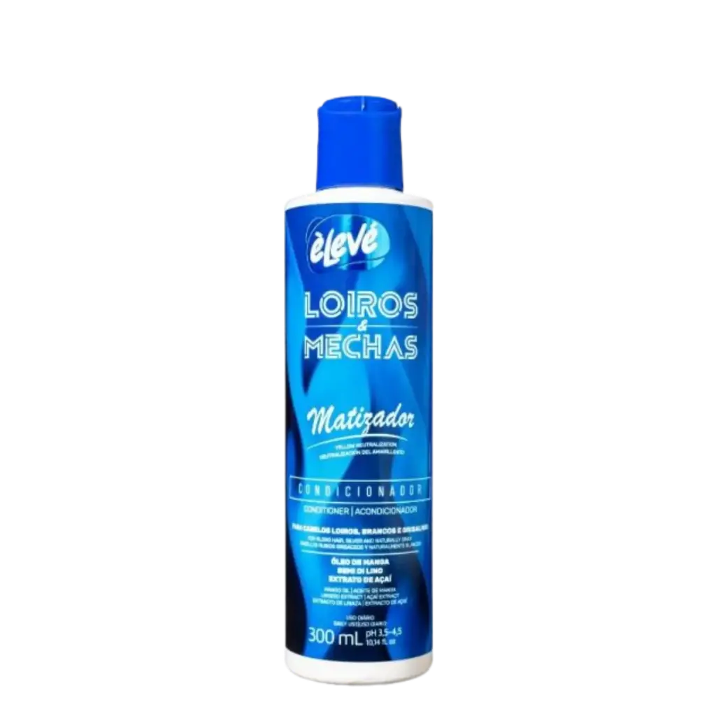 Conditioner - Loiros e Mechas - Tones and Enhances Blonde, White, and Grey Hair - Élevé 300ml