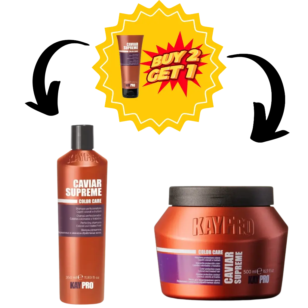 Kit Professionnel - Caviar Supreme - Améliore et Protège la Couleur des Cheveux - KayPro