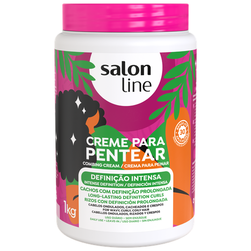 [7898009430873] Crème Coiffante - Définition Intense - Définit et Contrôle les Boucles - Salon Line 1kg