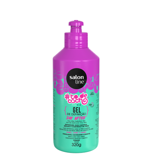 [7908458303519] Gel Coiffant - #To de Cacho Day After - Revitalise et Définit les Boucles - Salon Line 320ml​