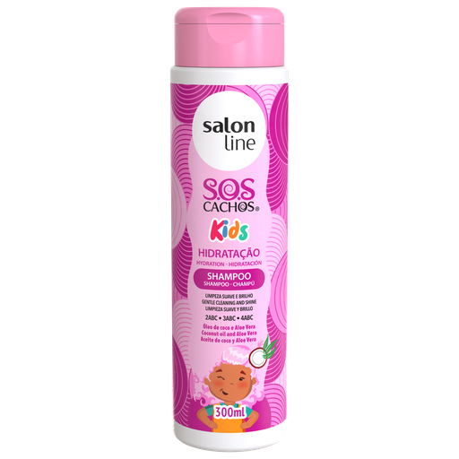 [7908458317783] Champô para Crianças - SOS Cachos Kids - Limpa Suavemente e Define os Cachos - Salon Line 300m