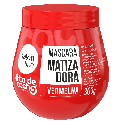 [7908458320806] Hair Mask - #To de Cacho - Enhances and Intensifies Red Tones - Salon Line 300g