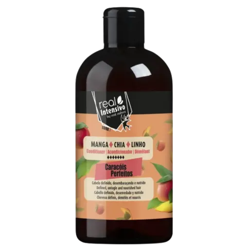 [5600493409530] Free Conditioner - for curly hair - Caracóis Perfeitos - Mango, Chia and Flax - Real Natura 300ml