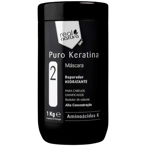 [5600493404030] Máscara com Aminoácidos - Puro Keratina - Real Natura 1kg