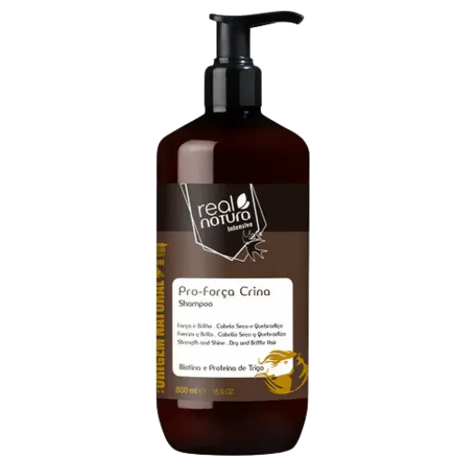 [5600493403040] Salt-Free Shampoo - Pro-Força Crina - Biotin and Wheat Protein - Real Natura 500ml