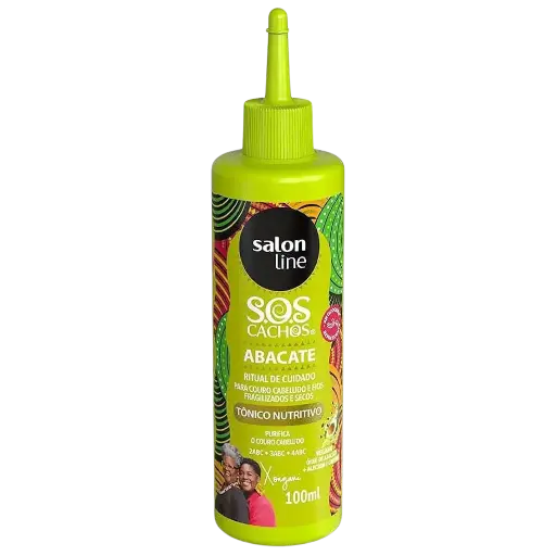 [7908458305391] Hair Tonic - SOS Curls Avocado - Strengthens and Nourishes Curls - Salon Line 100ml