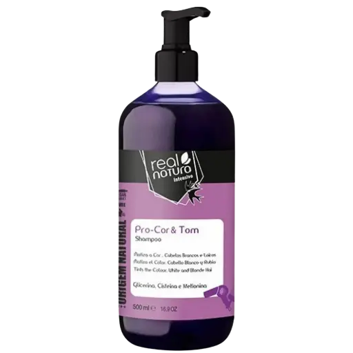 [5600493405525] Yellow Neutralizing Shampoo - Pro-Cor & Tom - Real Natura 500ml