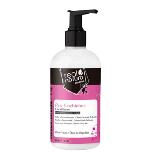 [5600493410130] Children's Conditioner - Pro-Cachinhos - Cotton Vegetable Oil - Real Natura 300ml