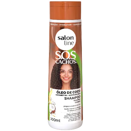[7898623959989] Shampoo - SOS Cachos Coconut - Salon Line - 300ml