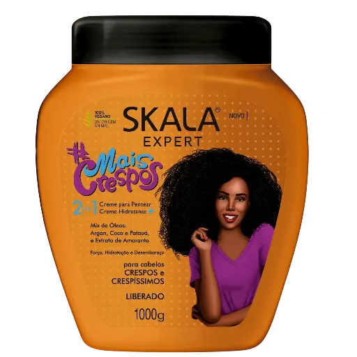 [7897042018918] Mask & Leave-In Cream - #More Coily #Mais Crespos - Skala 1kg