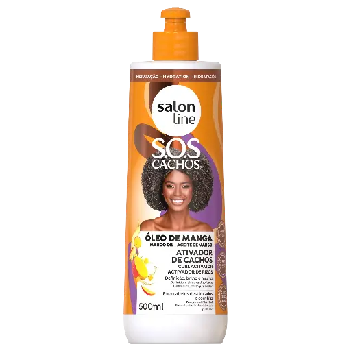 [7898623959910] Leave-In Cream with Activator “SOS - Oleo de Manga” Salon Line 500ml