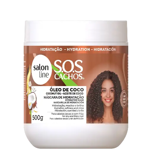 [7898009430040] Moisturizing Mask - SOS Cachos Cocot - Salon Line - 300ml