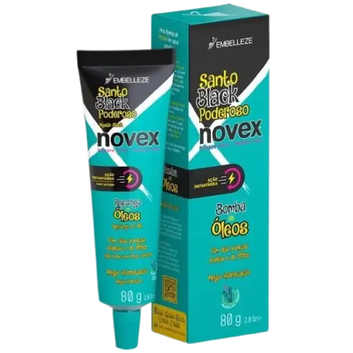 [7896013503316] Oil Boost - Santo Black Poderoso - Novex 80g