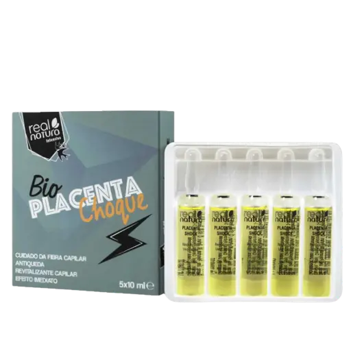 [5600493409998] Revitalizing Anti-Hair Loss Tonic - Bio Placenta Choque - Real Natura 5x10ml