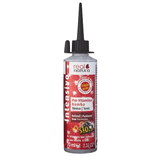 [5600493405396] Vitamin-Enriched Anti-Hair Loss Tonic - Pro-Vitamina Bomba A B5 - Real Natura 70ml