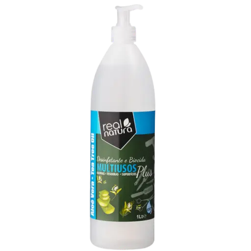 [5600493406645] Multi-purpose disinfectant and biocide - brushes, scissors, surfaces - with aloe vera and tea tree oil - Real Natura 1l