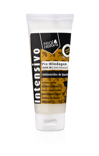 [5600493406775] Creme de Pentear Selante Capilar - Pro-Blindagem - Aminoácidos de Queratina - Real Natura 200ml
