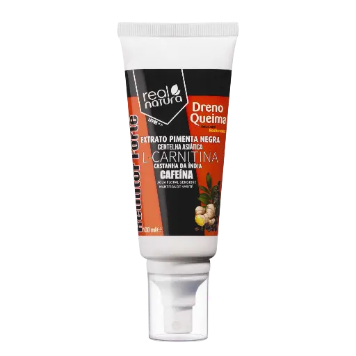 [5600493406799] Tônico de Massagem Reafirmante para Redução de Gordura - Dreno Queima - Real Natura 100ml