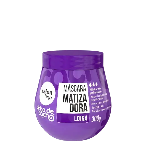 [7908458320783] Hair Mask - #To de Cacho - Neutralizes Yellow Tones in Blonde Hair - Salon Line 300g